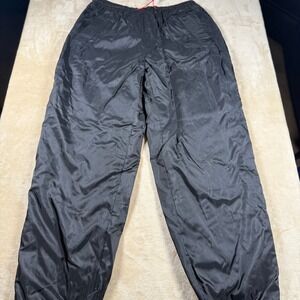 Marlboro Unlimited Black Nylon Track Pants L Vintage 90s New With Tag